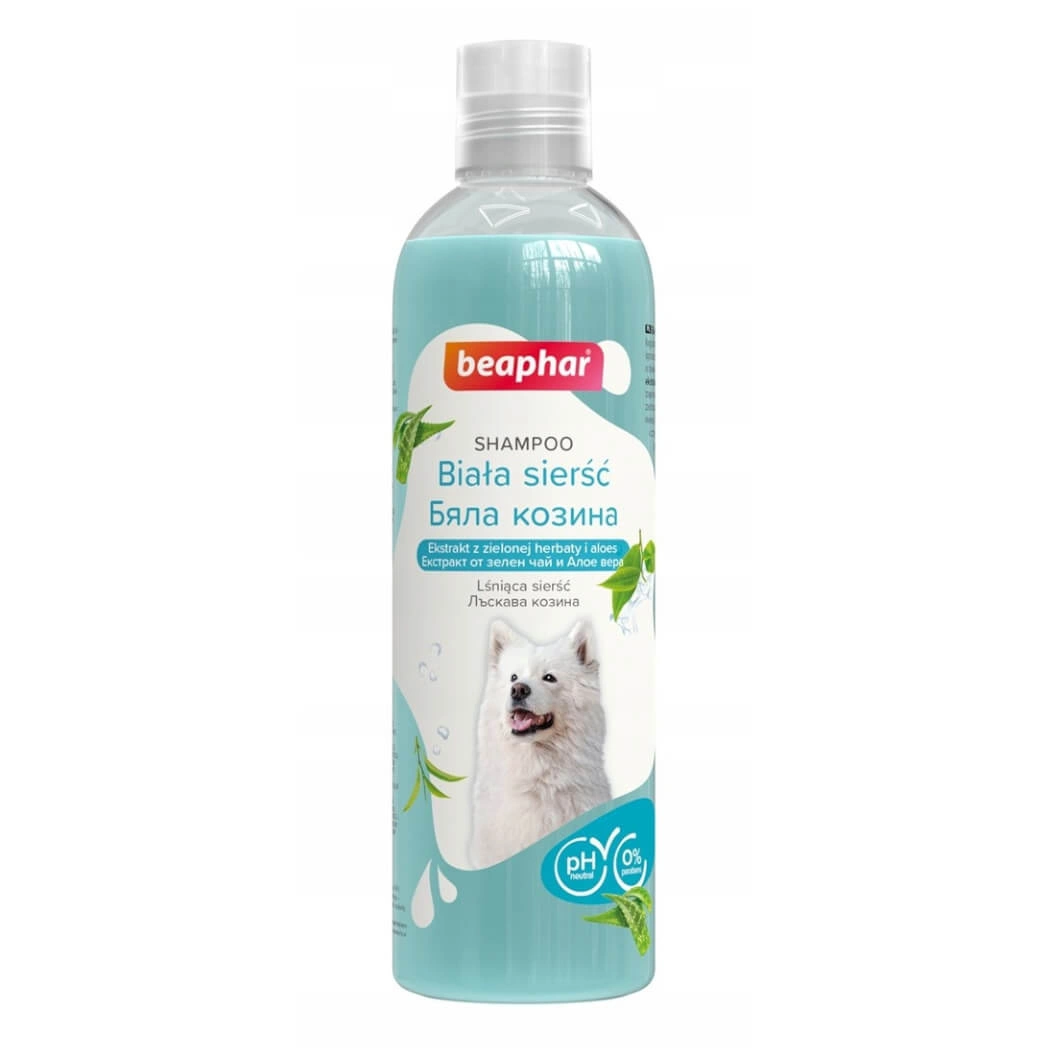 szampon dla psa biała siersc