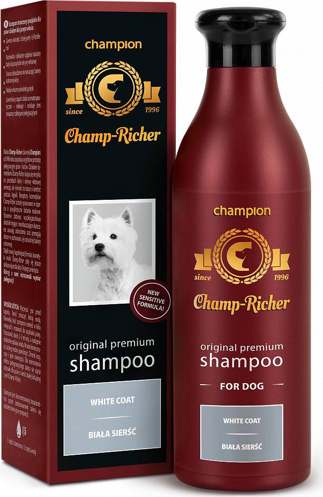 szampon dla psa biała siersc